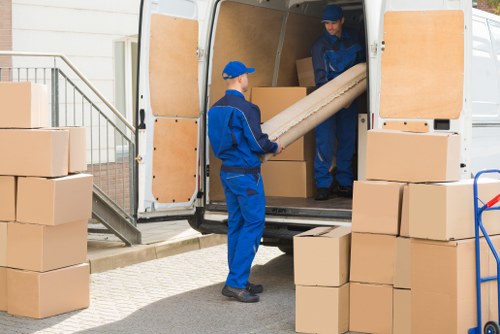Greenwich movers handling the first stage of a residential move