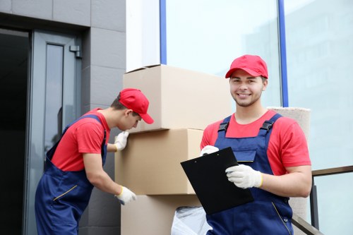 Local furniture removals team handling a move in Greenwich