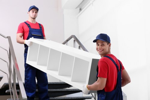 Secure loading and vehicle safety checks during a moving job