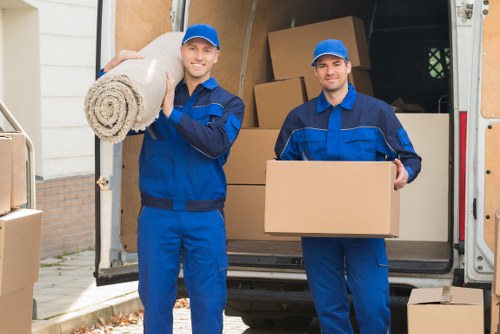 Removal van service for a move in Greenwich with local street access