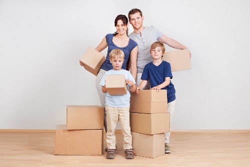 Office removal team preparing a Greenwich business relocation
