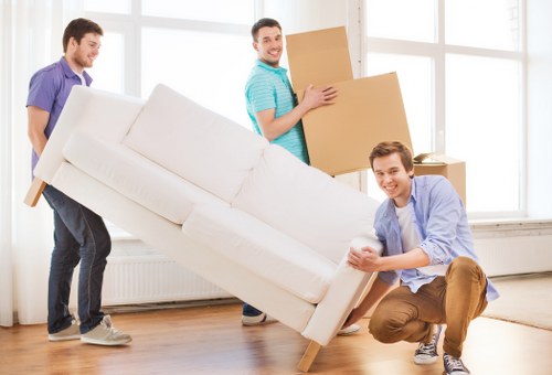 Mover preparing a transparent quote for a Greenwich property move