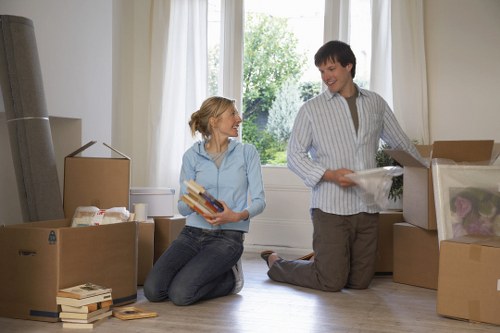 Securely loaded moving items in a transport vehicle