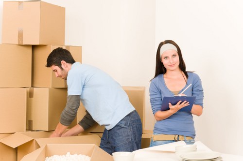Illustration of encrypted payment processing for Greenwich Movers