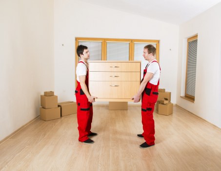 Removal van ready for same day relocation in Greenwich