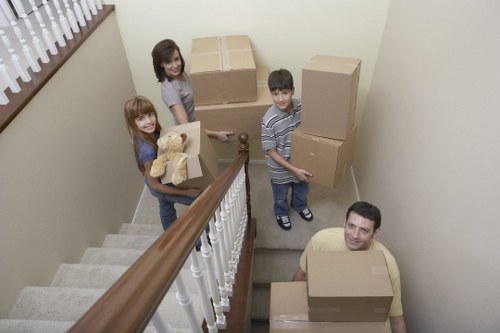 Careful packing and furniture protection for a Greenwich flat removal